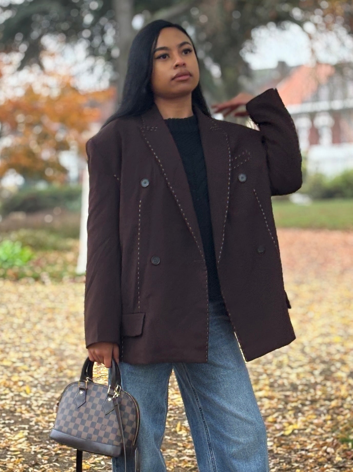 Blazer Zahra - Marron