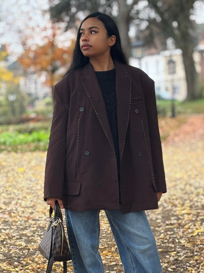 Blazer Zahra - Marron