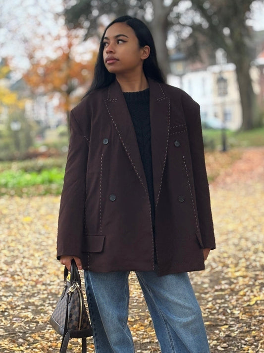 Blazer Zahra - Marron