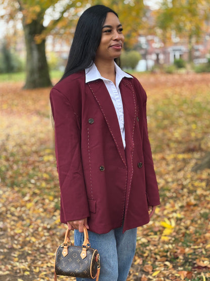 Blazer Zahra - Bordeaux