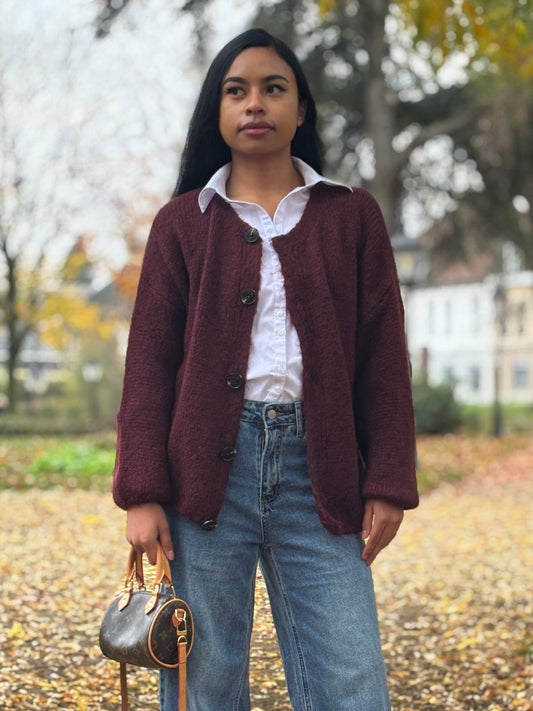 Gilet Sana - Bordeaux